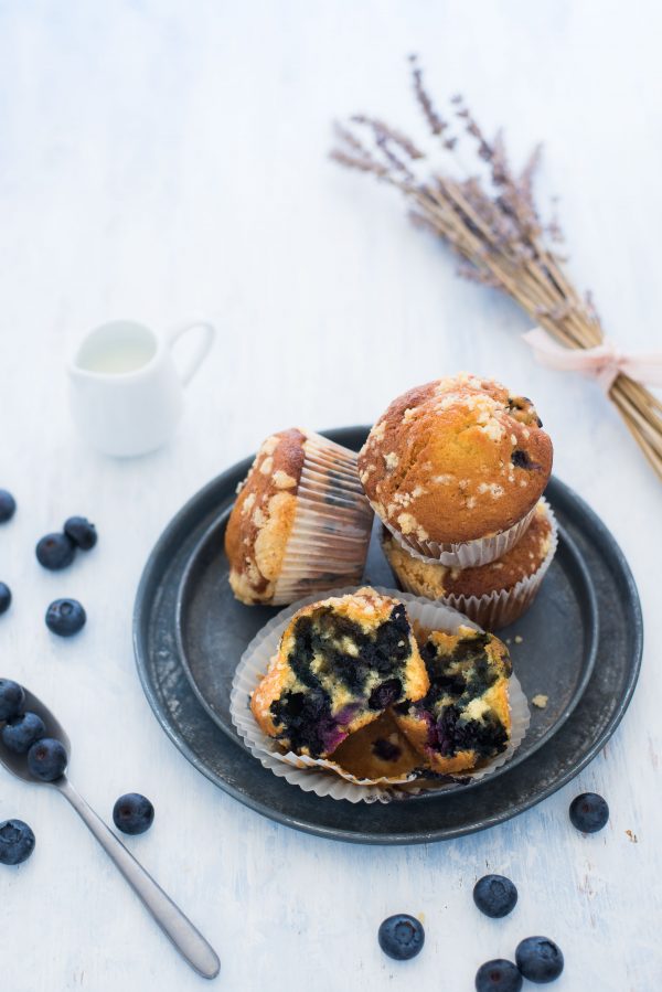 Muffin Ai Mirtilli Con Farina Di Farro E Yogurt Sofficissimi La